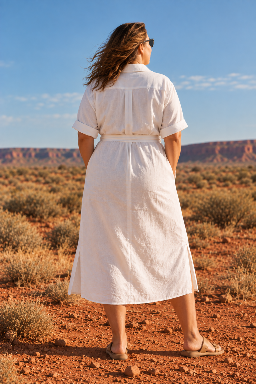 Relaxed Linen Shirt Dress